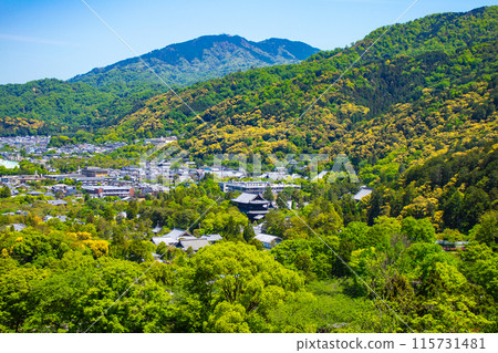 [Kyoto scenery] Distant view from Keage Water Purification Plant 115731481