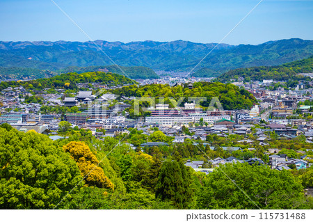 [Kyoto scenery] Distant view from Keage Water Purification Plant 115731488