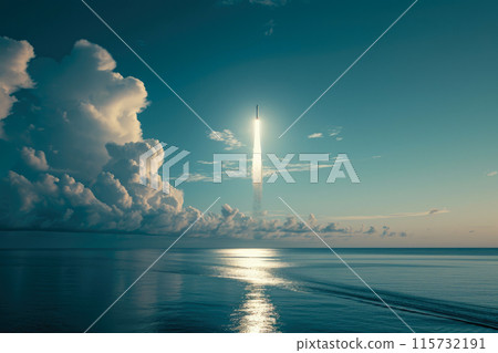 Seascape Departure: Rocket's Ascent 115732191
