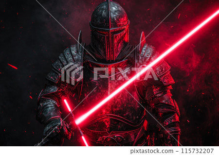 Ironclad Knight Wielding Energy Sword 115732207