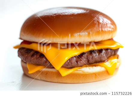 Classic Cheeseburger: Tasty Fast Food Classic Cheeseburger: Tasty Fast Food 115732226