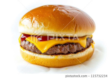 American Fast Food Icon: Cheeseburger 115732234