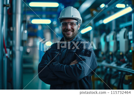 Electricity's Finest: Engineer's Commanding Presence 115732464