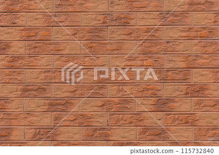 Brown brick wall abstract pattern masonry texture background structure backdrop 115732840