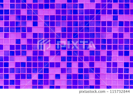 Blue Purple Mosaic Tile Bath Bathroom Pool Square Texture Abstract Pattern Background Blue Purple Mosaic Tile Bath Bathroom Pool Square Texture Abstract Pattern Background 115732844