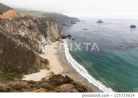 Coastal landscape in California Coastal landscape in California 115733014