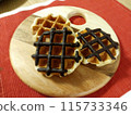 美味的巧克力華夫餅 115733346