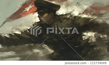 Chinese soldier Chinese soldier 115734049