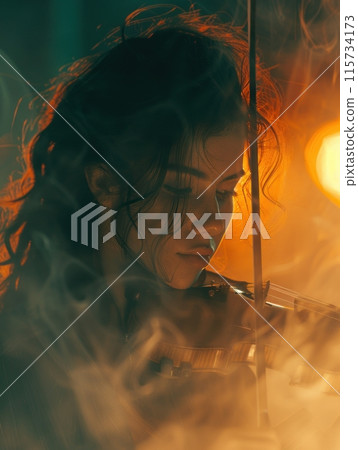 female violinist female violinist 115734173