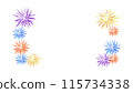 Fireworks frame (transparent background) 115734338