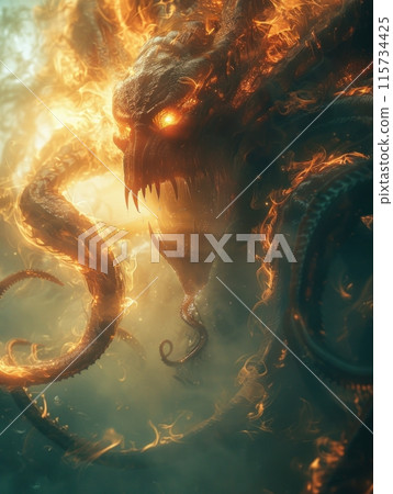 monster with tentacles monster with tentacles 115734425