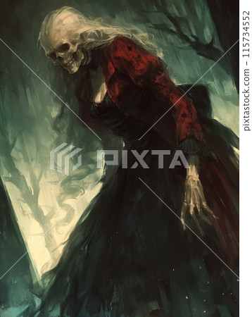 creepy witch 115734552