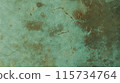 Greenish old wall close-up texture 115734764