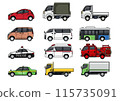 These are illustration materials of cars that we see every day. 115735091