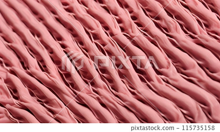 Close-up of lightweight breathable mesh netting fabric with excellent ventilation and high flexibility, enhancing mobility and exercise capabilities. AI Generated 115735158