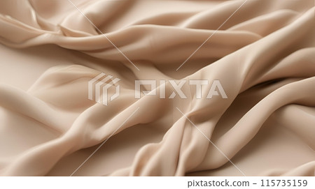 Capturing the soft and flowing texture of modal fabric, suitable for creating drapery and flowing designs. AI Generated 115735159