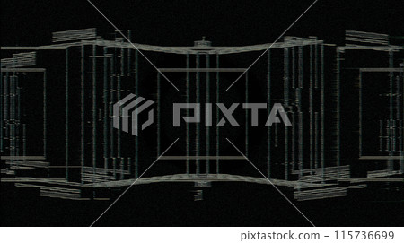 Pixelated texture. Digital errors on the screen. 115736699