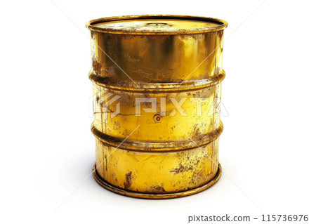 Isolated Golden Barrel: Fueling Success 115736976