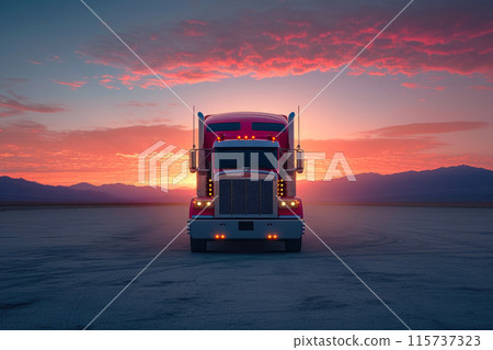 Infinite Roads: Minimalist American Trucking 115737323