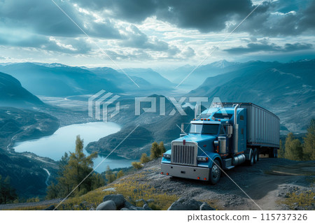 Elevated Expedition: Truck Surveying Mountains, Lakes, and Cities 115737326