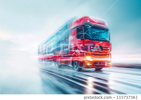 Drive Through the Lens: European Truck Artistry 115737361