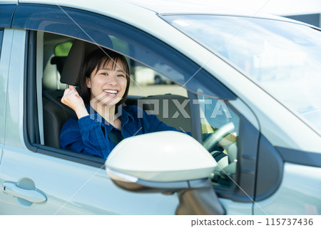 Woman in a car, woman driving a car, woman driving Woman in a car, woman driving a car, woman driving 115737436