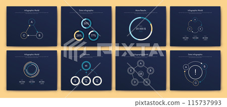 Vector graphics infographics with mobile phone. Template for creating mobile applications, workflow layout, diagram, banner, web design, business reports 115737993