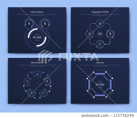 Vector graphics infographics with mobile phone. Template for creating mobile applications, workflow layout, diagram, banner, web design, business reports 115738249