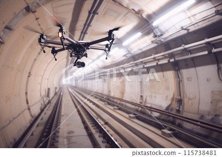無人機巡檢鐵路/地鐵隧道_1 無人機巡檢鐵路/地鐵隧道_1 115738481