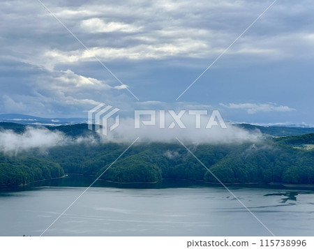 Lake Solina is a largest in Poland water reservoir surrounded by a characteristic landscape of mountains covered with forest and plenty of beaches with tourist infrastructure. Lake Solina is a largest in Poland water reservoir surrounded by a characteristic landscape of mountains covered with forest and plenty of beaches with tourist infrastructure. 115738996