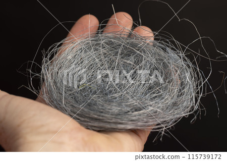 thin threads without a needlework mold 115739172