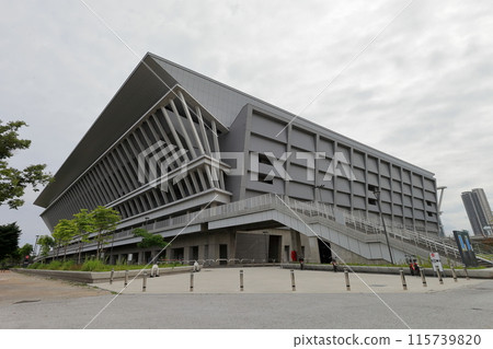 Tokyo Aquatics Centre (Koto-ku, Tokyo) exterior Tokyo Aquatics Centre (Koto-ku, Tokyo) exterior 115739820
