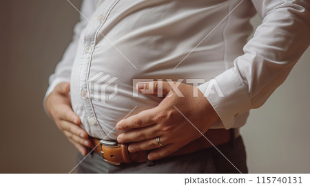 肥胖男性商人 肥胖男性商人 115740131