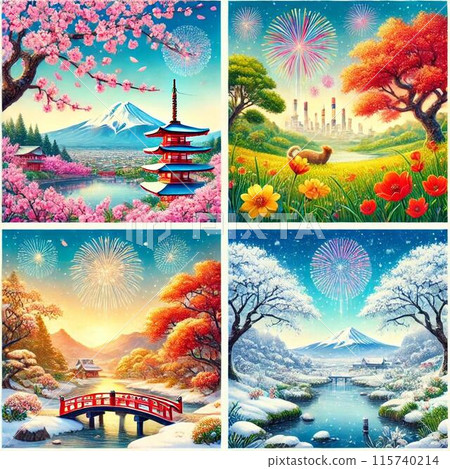 Scenery with pine tree 115740214