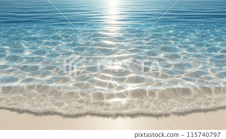 透明的海水和沙灘_front 透明的海水和沙灘_front 115740797