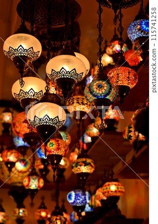 retro lighting 115741258