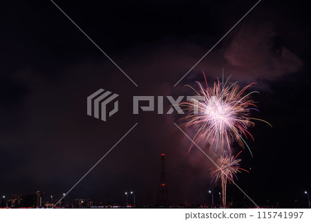 The Naniwa Yodogawa Fireworks Festival lights up Osaka's summer night sky 115741997