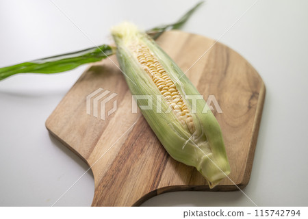 Freshly picked corn Freshly picked corn 115742794