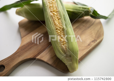 Freshly picked corn 115742800