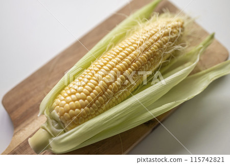 Freshly picked corn Freshly picked corn 115742821