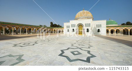 Mausoleum of Habib Bourgiba, first President of Republic of Tunisia. Monastir 115743315