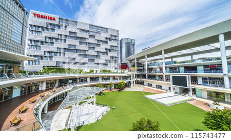 川崎市中心 Lazona 川崎廣場的城市景觀 [神奈川縣] 115743477