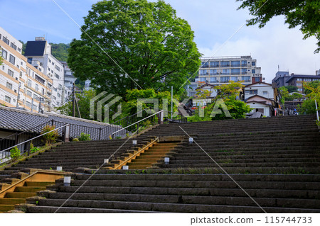 A weekday view of the Ikaho Stone Steps A weekday view of the Ikaho Stone Steps 115744733