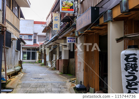 A weekday view of the Ikaho Stone Steps 115744736