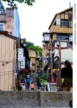 平日伊香保石階街風景 平日伊香保石階街風景 115744749