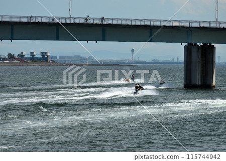 衝浪者享受夏日大海 115744942
