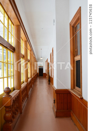 Hallway (Interior of the former Hakodate Ward Public Hall / 11-13 Motomachi, Hakodate City, Hokkaido) Hallway (Interior of the former Hakodate Ward Public Hall / 11-13 Motomachi, Hakodate City, Hokkaido) 115745638