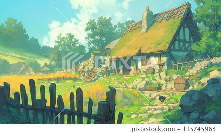 山上的小屋，綠風吹過 115745963