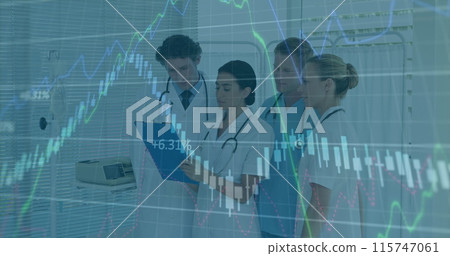 Image of data processing over diverse doctors 115747061
