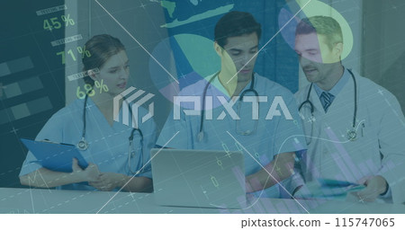 Image of data processing over diverse doctors 115747065